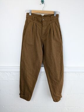 Le Mont St Michel • French Workwear Pleated Trousers